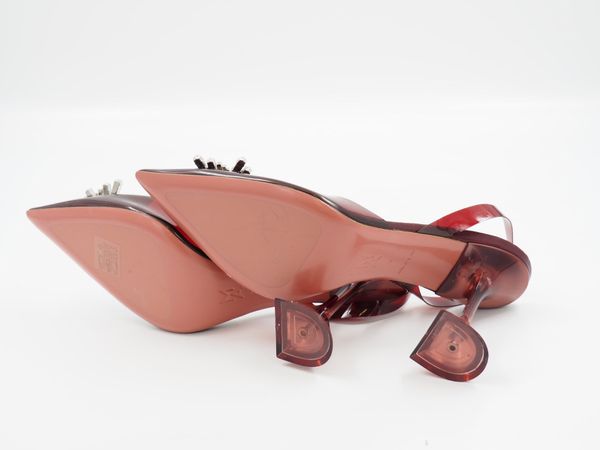 AMINA MUADDI PVC Slingback Pump – Rot Gr. 40 (5051)