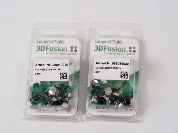 2x COMPOSI-TIGHT 3D Matrizenbänder FX200 grün (17338)