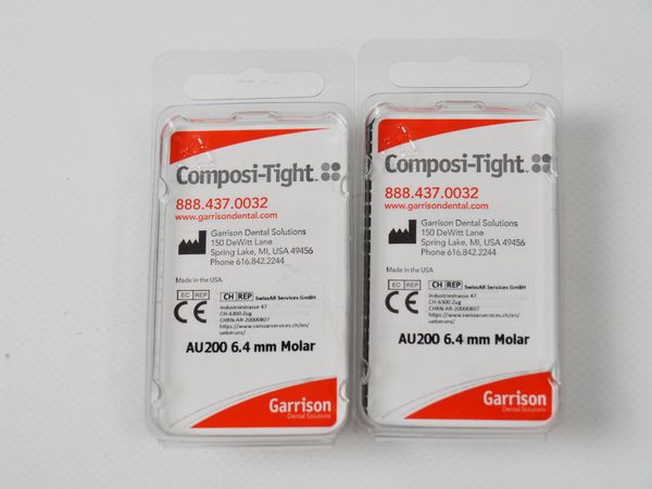 2x COMPOSI-TIGHT Gold Matrizen Molar AU200 (17342)