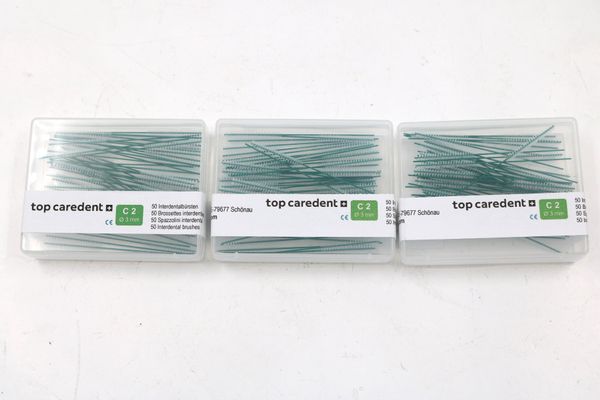 150 Stück TOP CAREDENT C-brush C2 Interdentalbürsten (18871)