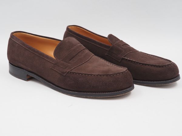 J.M. WESTON 180 Loafer dunkelbraun Gr. 10D – EU 44 (9202)
