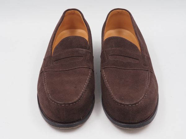 J.M. WESTON 180 Loafer dunkelbraun Gr. 10D – EU 44 (9202)