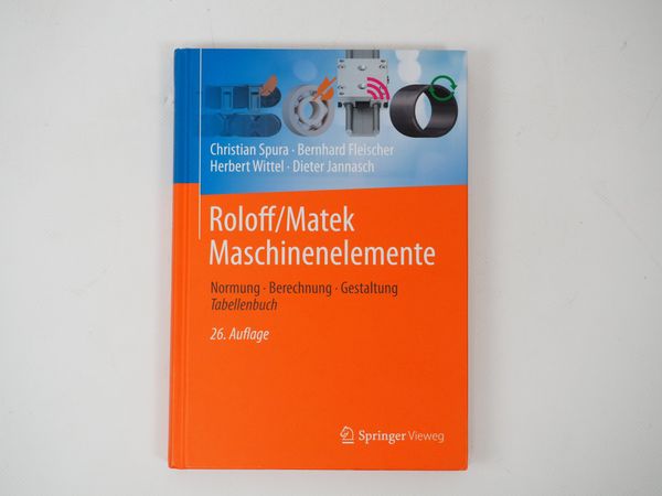 Roloff/Matek Maschinenelemente – Tabellenbuch (19436)