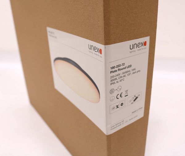 UNEX Plate Round LED Decken- / Wandaufbauleuchte (19535)