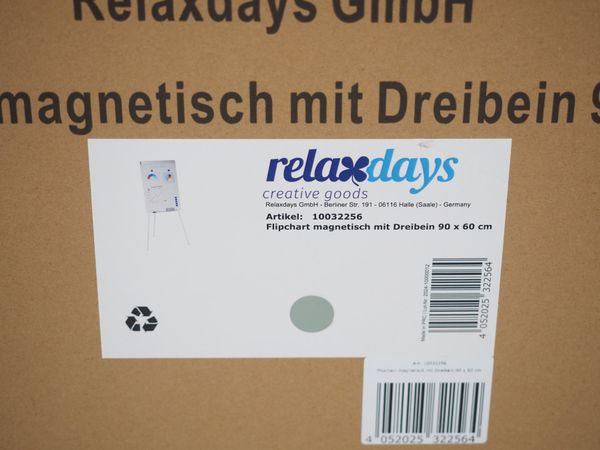 RELAXDAYS Flipchart magnetisch mit Dreibein (900028)