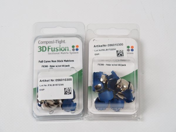 2x COMPOSI-TIGHT 3D Matrizenbänder FX300 blau (17340)