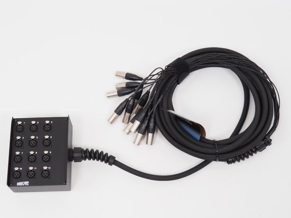 DREITEC 12/0 Stagebox auf XLR-Peitsche (18131)