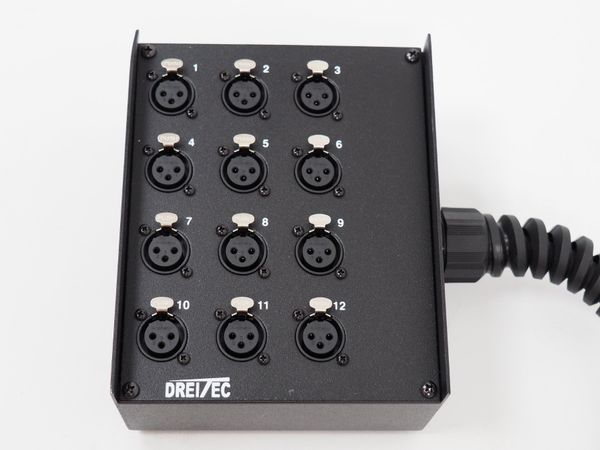 DREITEC 12/0 Stagebox auf XLR-Peitsche (18131)