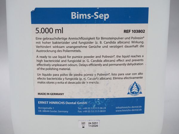 ERNST HINRICHS DENTAL GMBH Bims-Sep (19378)