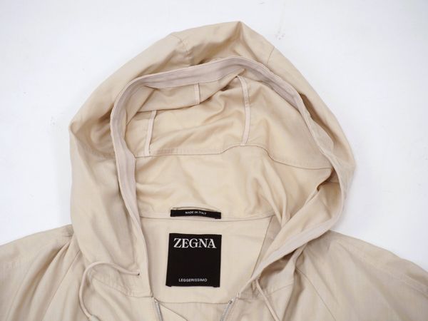 ZEGNA Leggerissimo Jacke Wolle-Seide Gr. 56 (100400)
