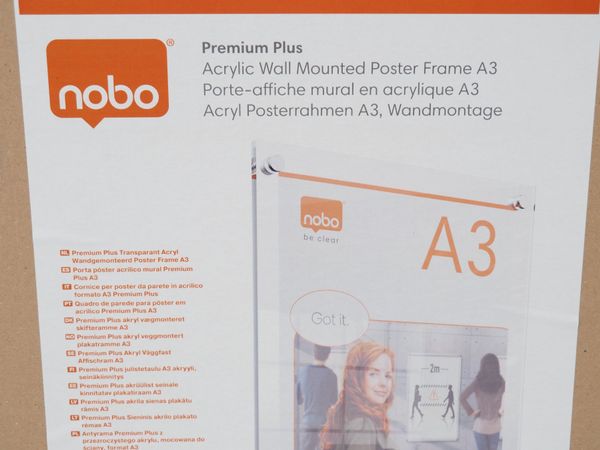 NOBO Inforahmen Acryl A3 (19388)