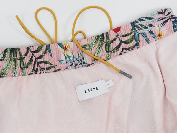 RHUDE Badeshorts Hawaii-Print Gr. M (9212)