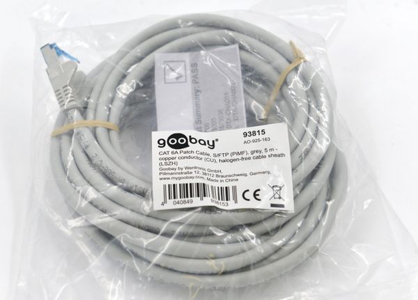 GOOBAY CAT 6 Patch-Kabel LAN 5m (16999)