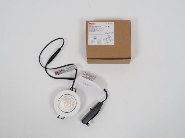 NEKO Einbaulampe Skyjack Weiss 3000 Kelvin (17651)