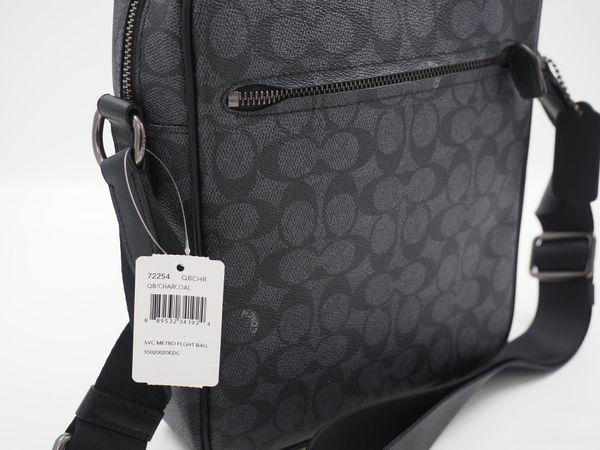 COACH Signature Metro Flight Bag / Umhängetasche (17966)