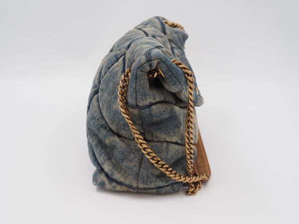 YVES SAINT LAURENT Puffer Loulou Small Denim Tasche (5171)