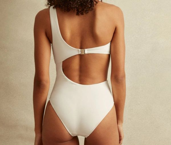 REISS Celia asymmetrischer Badeanzug mit Cut-outs (9013DZ)