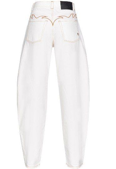PINKO Eloise Egg Jeans mit Stickerei Gr. 26 (19655)