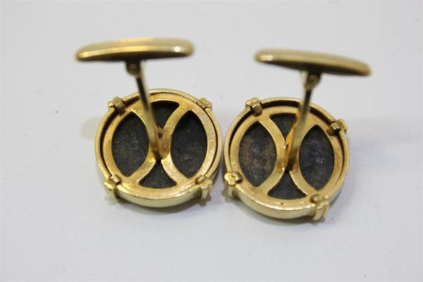 Manschettenknöpfe 750 Gelbgold (2628p30)