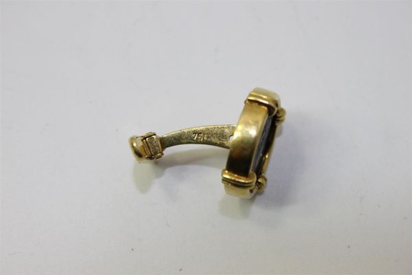 Manschettenknöpfe 750 Gelbgold (2628p30)