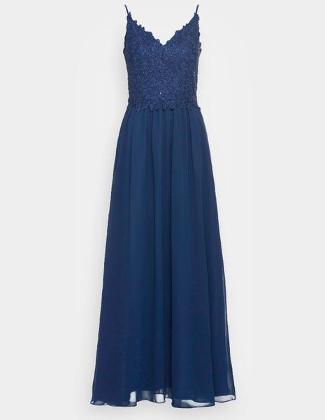 MASCARA Ballkleid in Navy Gr. 38 / M (19501)