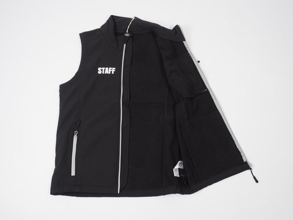 Softshell Gilet mit Beschriftung – Staff – Gr. M (19191)