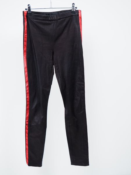 HAIDER ACKERMANN Leder-Leggins Gr. XS (5121)