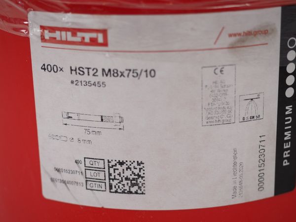 HILTI Bolzenanker HST2 M8x75/10 Eimer (19243)