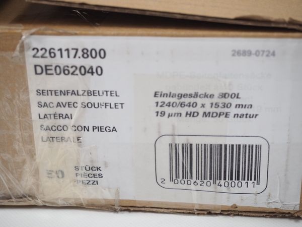 50x Einlegesäcke für Container 800l (19723)