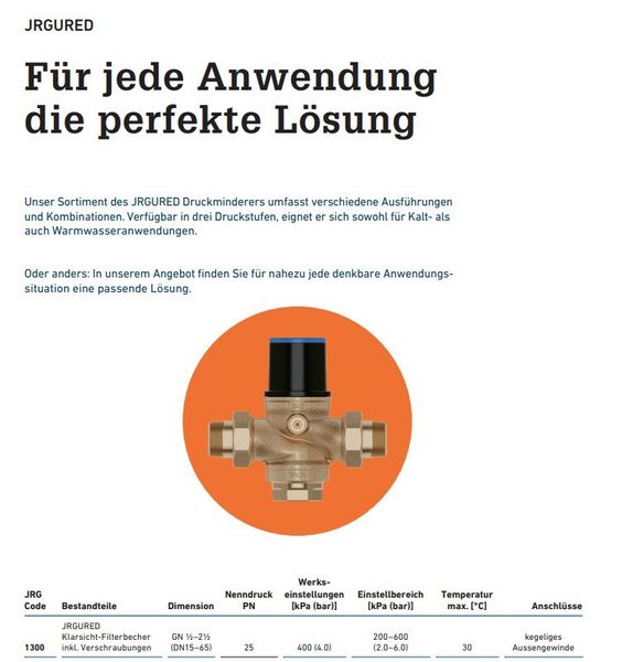 GF DRV ohne Verschraubung DN32 (19519)