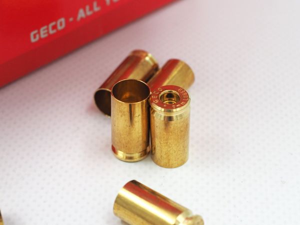 1000x GECO 9mm Luger Hülsen (19780)