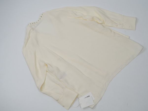 VALENTINO Bluse mit Schalkragen Gr. XL (17863)