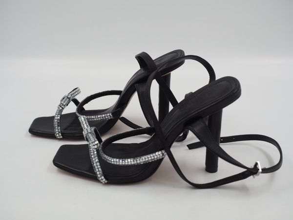 SCHUTZ Riemchensandale mit Strass Gr. 37.5 (9163)