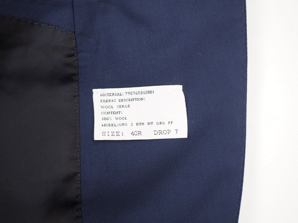RALPH LAUREN Purple Label Anzug Gr. S (9186)