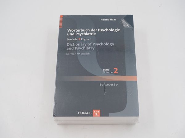 Wörterbuch der Psychologie und Psychiatrie DE/EN (19105)