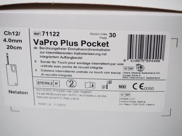 Blasenkatheter VaPro Plus Pocket™ mit Auffangbeutel (19666)