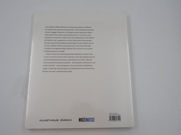 Matisse Metamorphosen Kunsthaus Zürich Buch (19701)