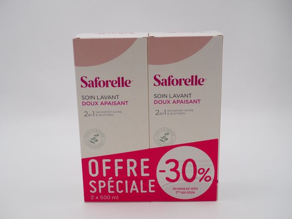 SAFORELLE Intim-Reinigungspflege / 2x 500ml (19672)
