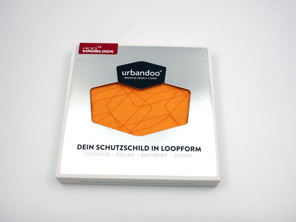 URBANDOO Loop-Maske «Orange» Gr. M (7871)