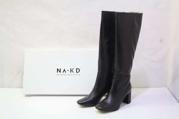 NA-KD Lederstiefel Gr. 40 (BEK-77-12)
