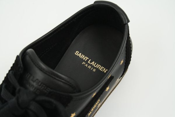 SAINT LAURENT Jay Stars Leder Sneaker (100127)