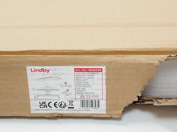 LINDBY LED-Panel Livel – CCT 120x30cm (18194)