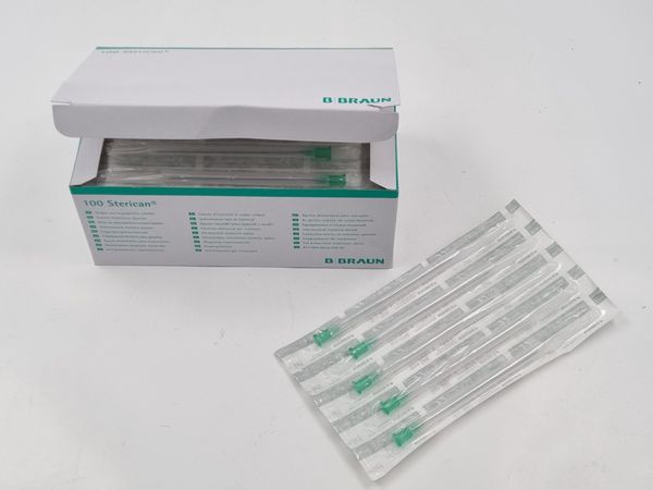 1000x B.BRAUN Sterican® 21G x 3 1/8″; 0,80 x 80 mm (18412)