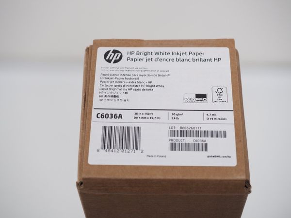 HP Inkjet Paper C6036A 914mm x 45,7m (18597)