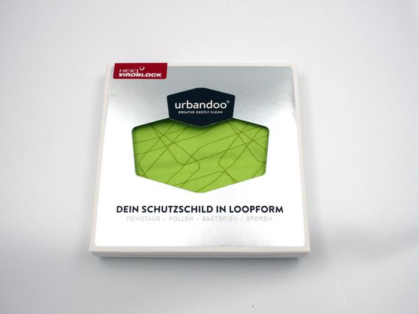 URBANDOO Loop-Maske «lime» Gr. M (7872)