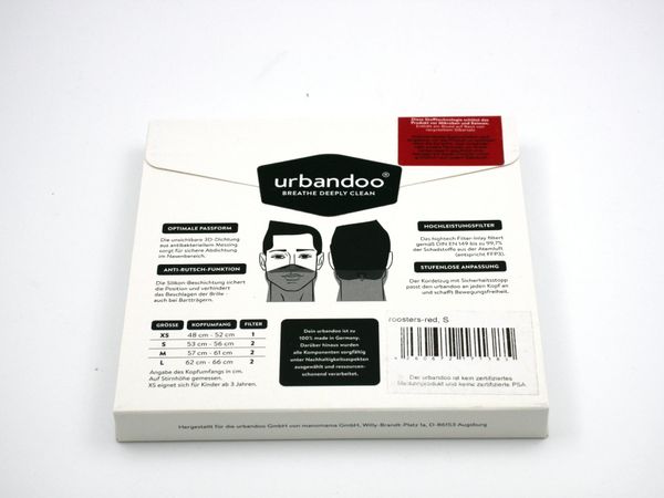 URBANDOO Loop-Maske «lime» Gr. M (7872)