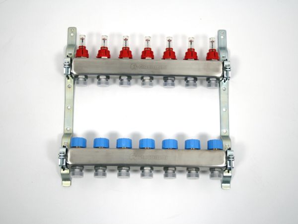 GIACOMINI Bodenheizung Edelstahlverteiler (DIE-637-12)