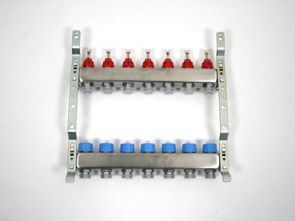 GIACOMINI Bodenheizung Edelstahlverteiler (DIE-637-12)