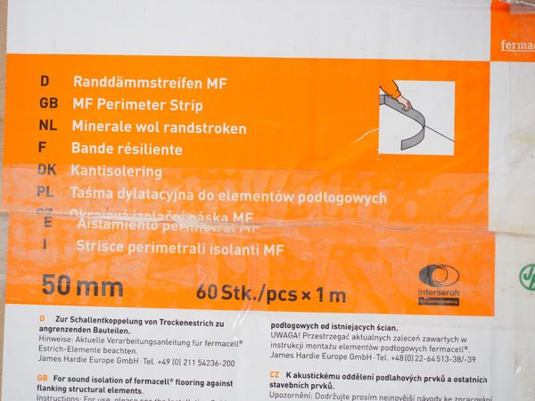 60x FERMACELL Randdämmstreifen MF 50mm  (19712)