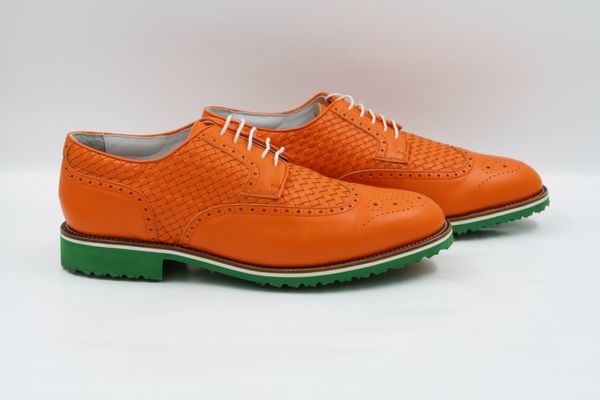 NINETEEN Brogue Ribbed Golfschuhe Gr. 10,5 – 44 (18261)